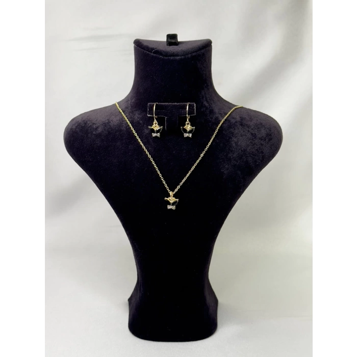 Kelebek 2li Kombin Set - Siyah