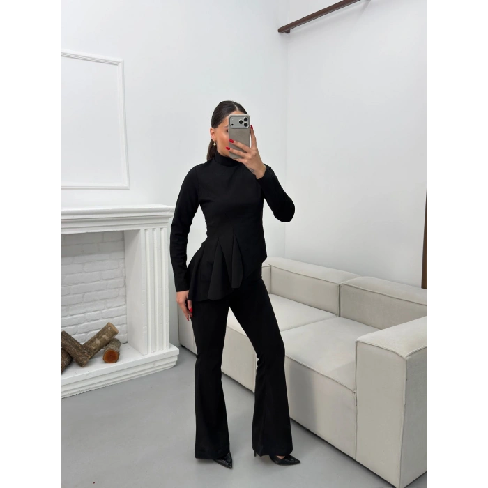 Madeline Triko Takım - SİYAH