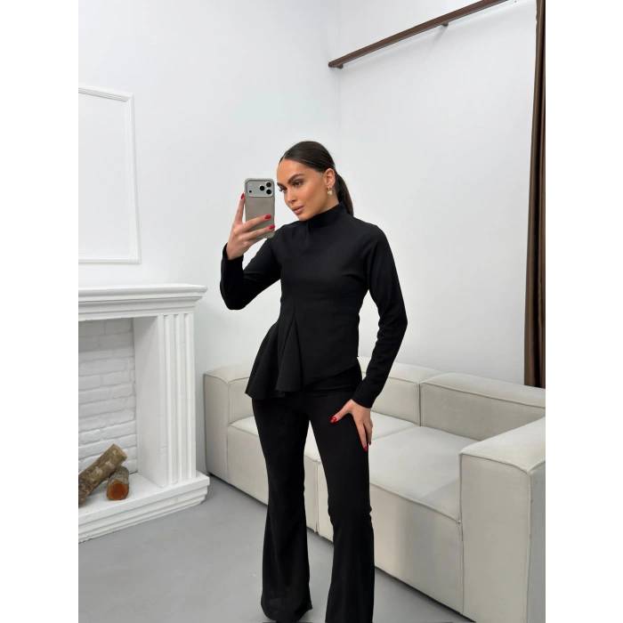 Madeline Triko Takım - SİYAH