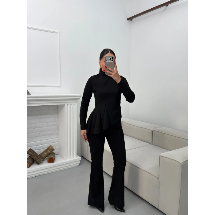 Madeline Triko Takım - SİYAH