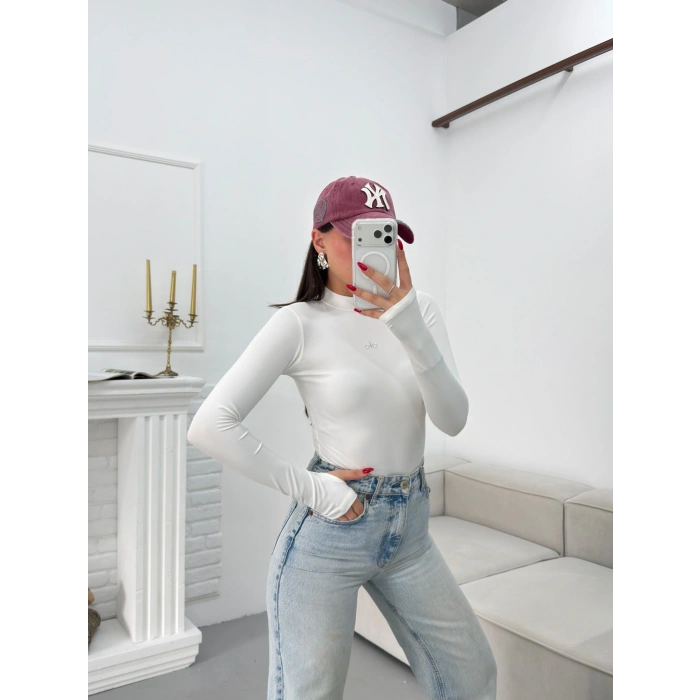 Marka Balıkçı Bodysuit - BEYAZ