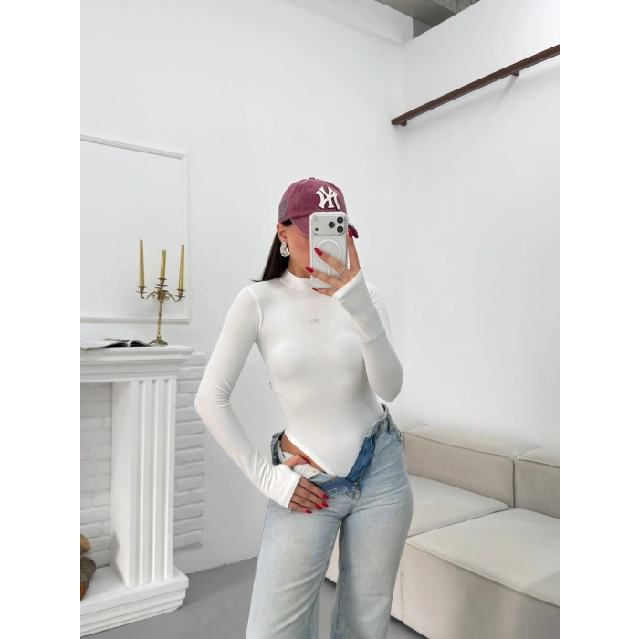 Marka Balıkçı Bodysuit - BEYAZ