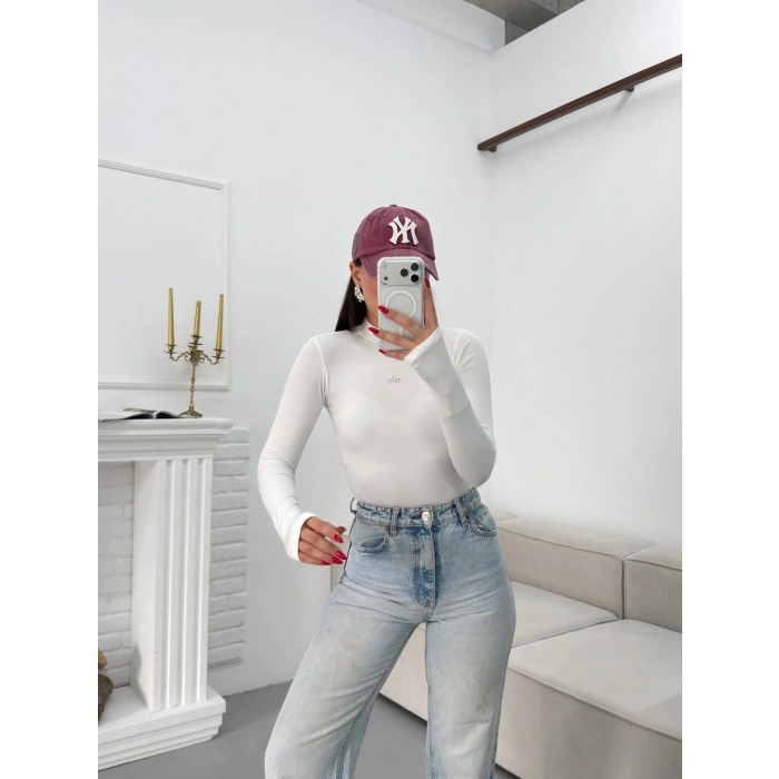 Marka Balıkçı Bodysuit - BEYAZ