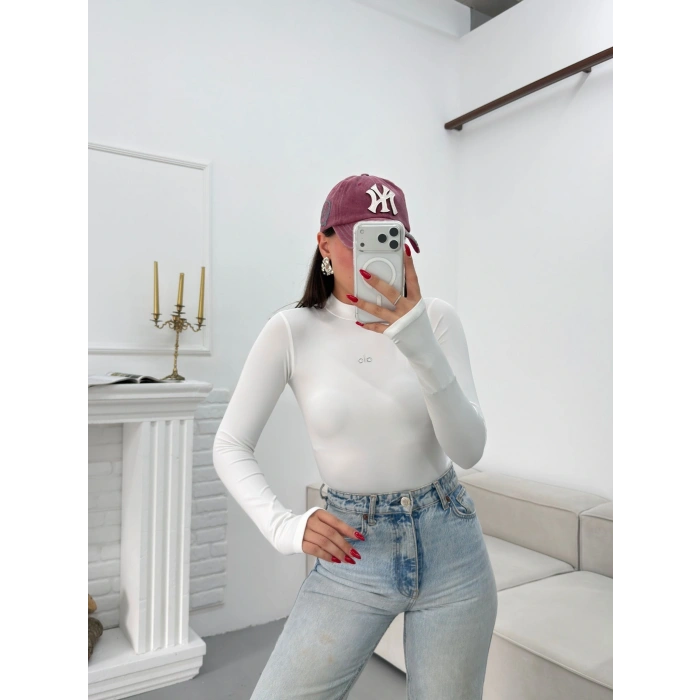 Marka Balıkçı Bodysuit - BEYAZ