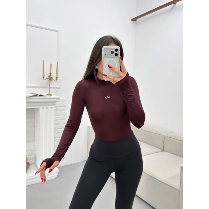 Marka Balıkçı Bodysuit - KAHVE