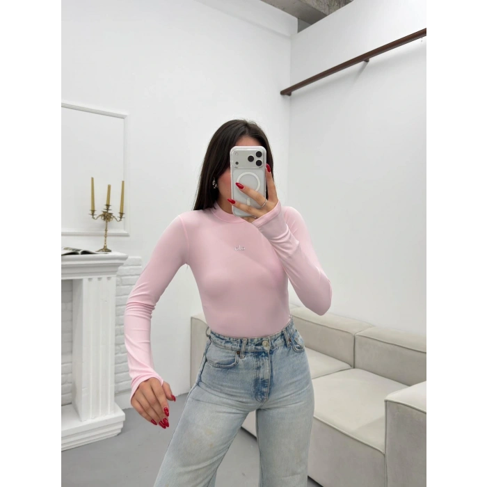 Marka Balıkçı Bodysuit - PEMBE