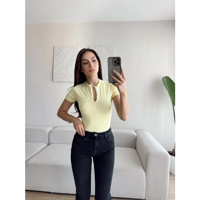 Marka Fermuar Bodysuit - SARI