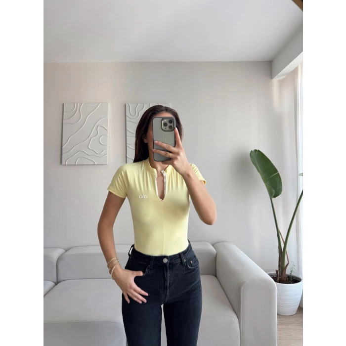 Marka Fermuar Bodysuit - SARI
