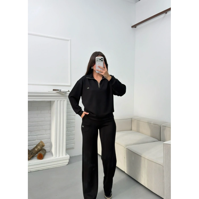 Marka Muadil Oversize Takım - SİYAH