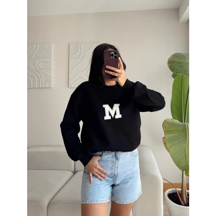 Mınımalısm Oversize Sweat - SİYAH