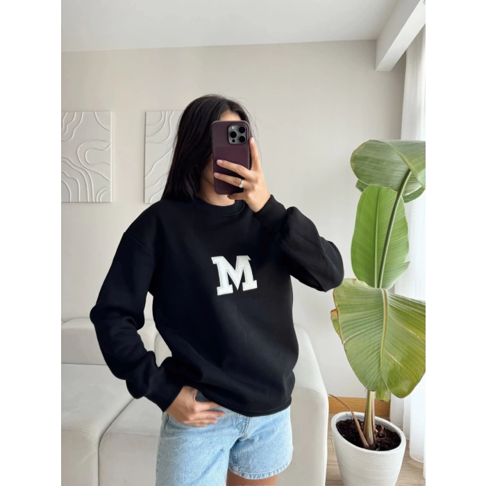 Mınımalısm Oversize Sweat - SİYAH