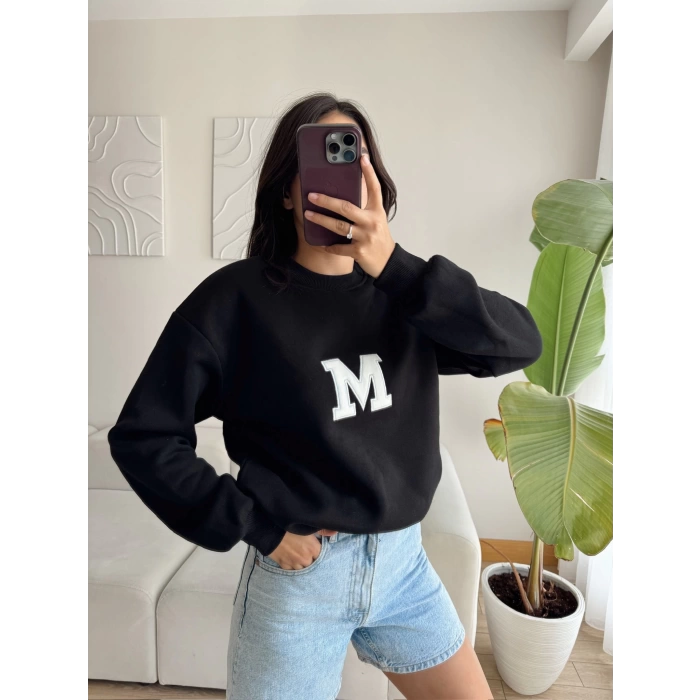 Mınımalısm Oversize Sweat - SİYAH