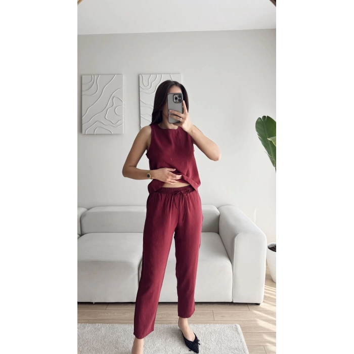 Modal İkili Takım - BORDO