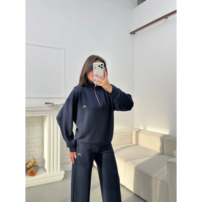 Muadil Marka Oversize Takım - LACİVERT