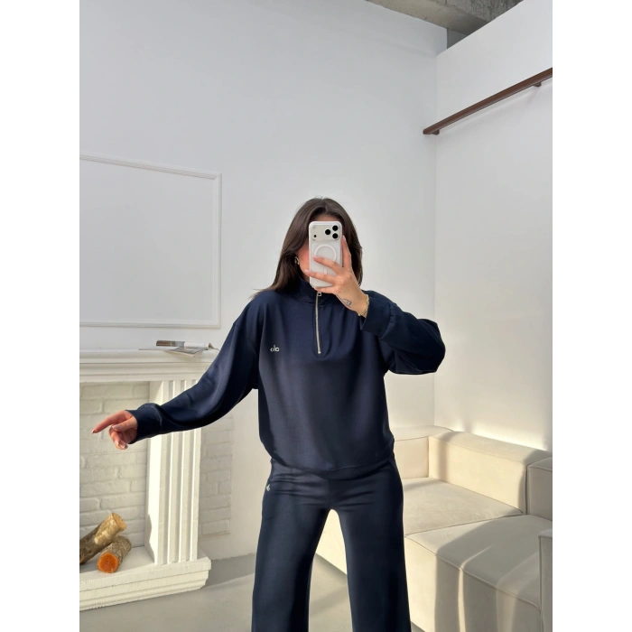 Muadil Marka Oversize Takım - LACİVERT