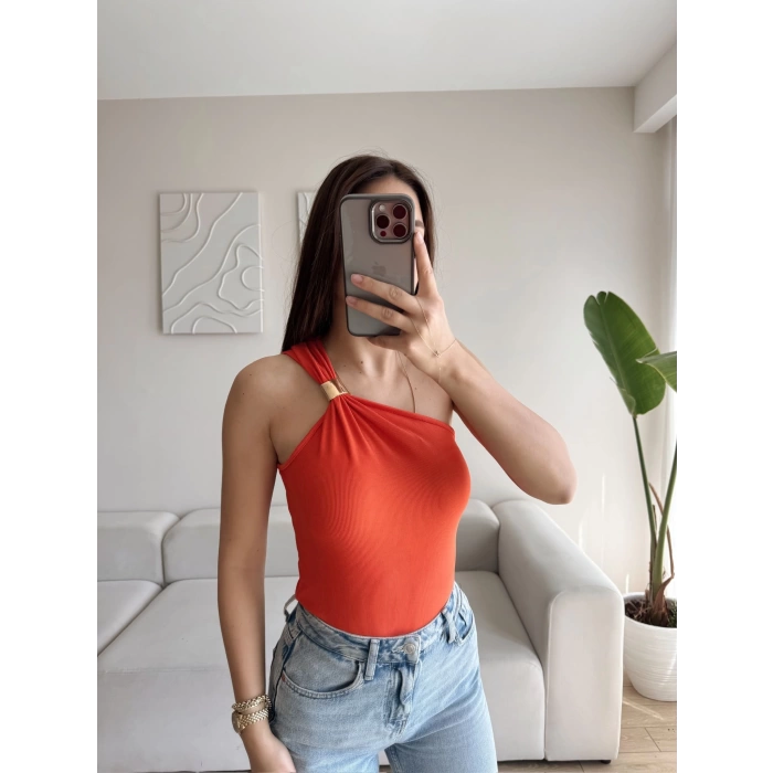 Omuz Aksesuar Crop - TURUNCU
