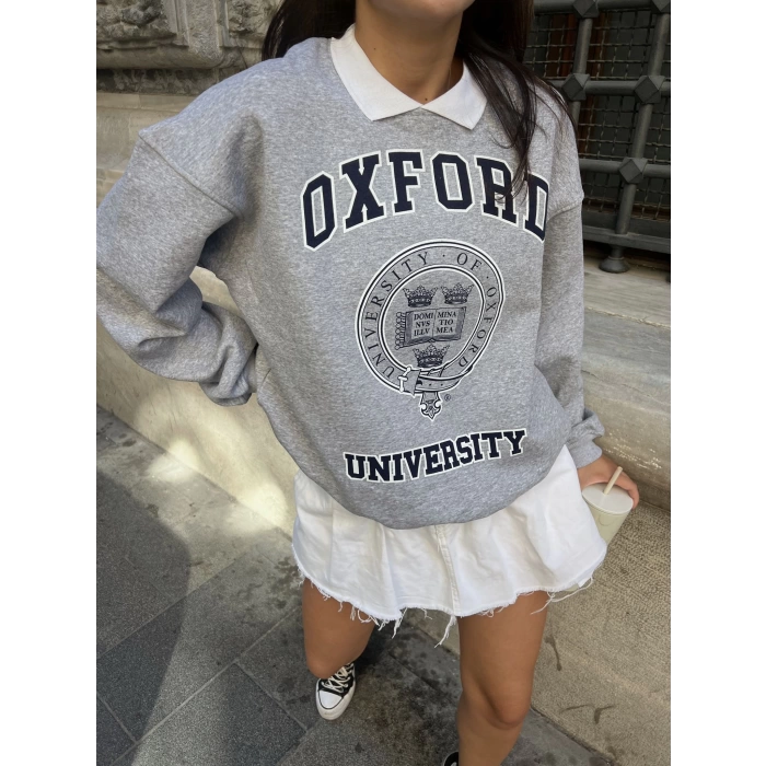 Oxford Kolej Unisex Oversize Sweat