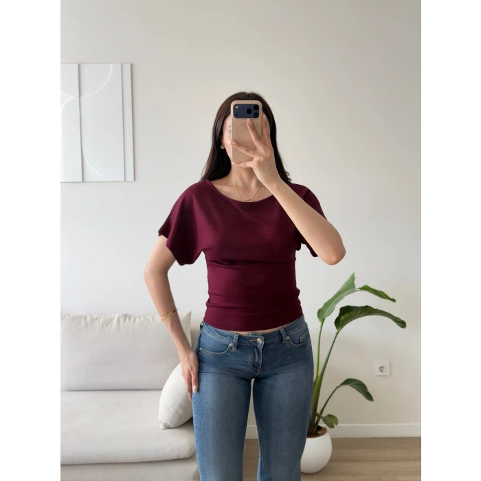OYS Yarasa Kol Bluz - BORDO