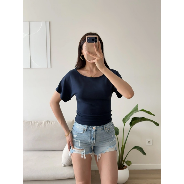 OYS Yarasa Kol Bluz - LACİVERT