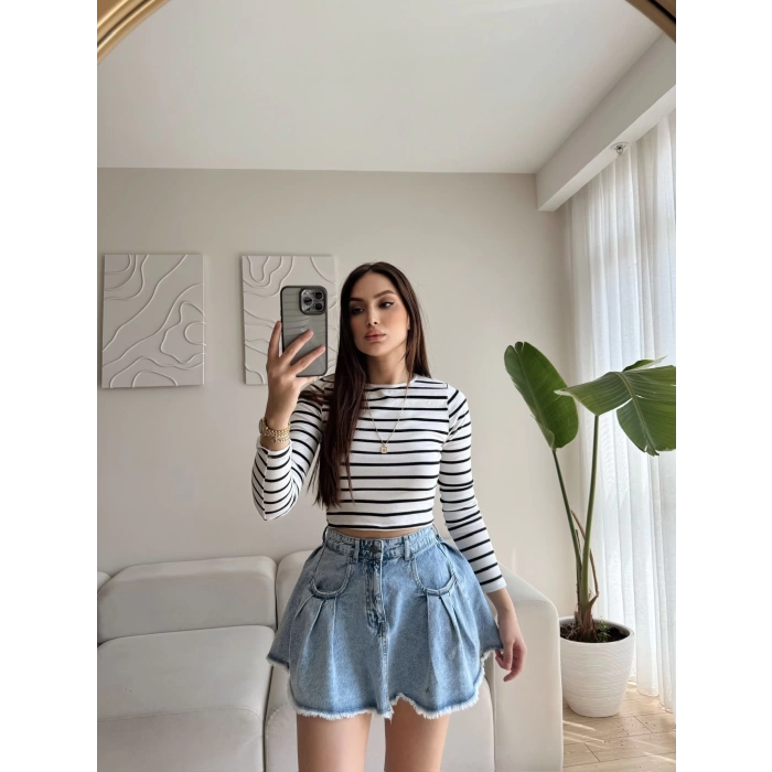 Poppy Jean Etek - AÇIK MAVİ