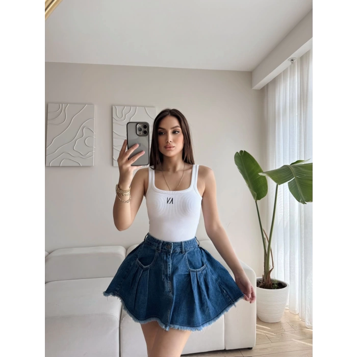 Poppy Jean Etek - KOYU MAVİ
