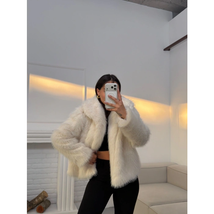 Premium Lolita Kürk - EKRU