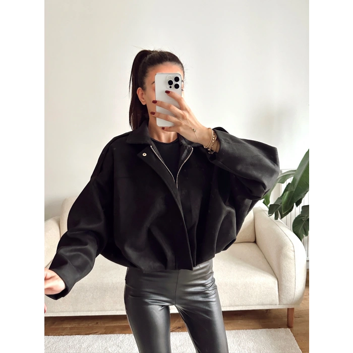 Premium Oversize Ceket - SİYAH
