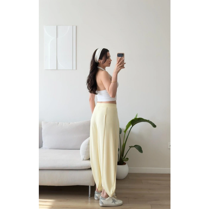 Premium Şalvar Pantolon - SARI