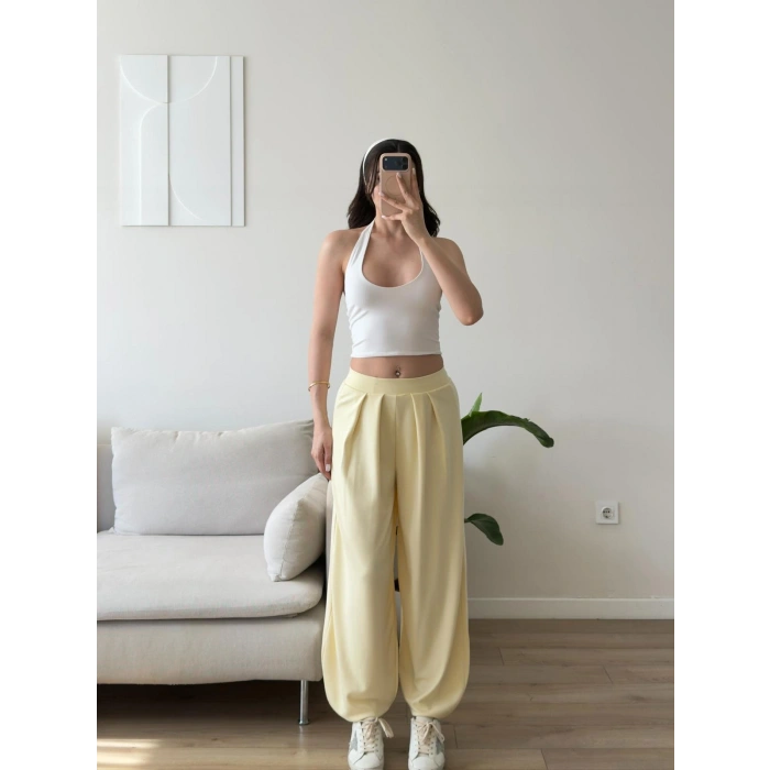 Premium Şalvar Pantolon - SARI