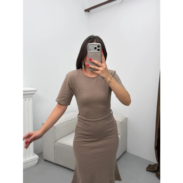 Selanik Balık Elbise - BEJ