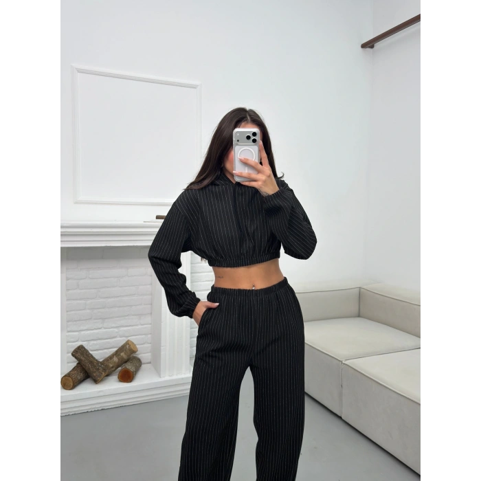 Simli Çizgili İkili Takım