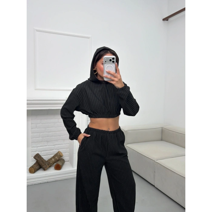 Simli Çizgili İkili Takım