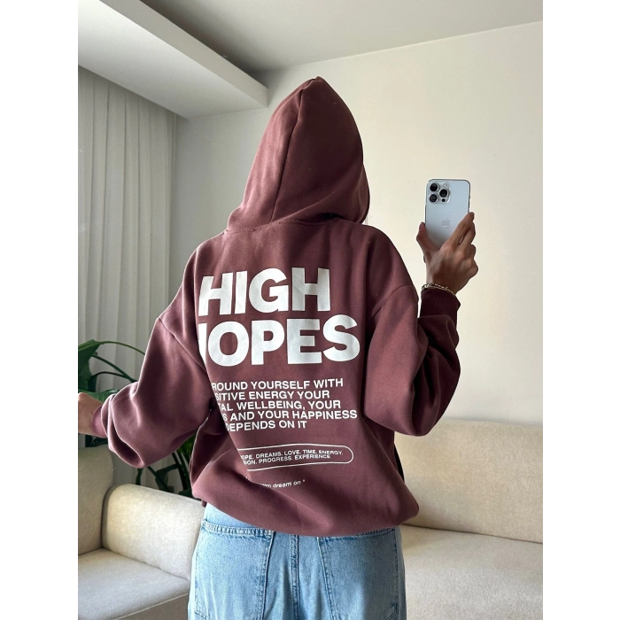 Sırt Baskı Hıgh Hopes Sweat