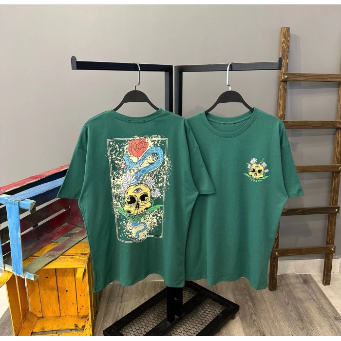 Sırt Baskı Unisex Oversize T-shirt