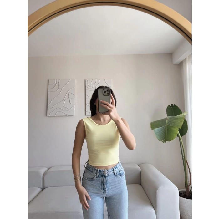 Sırt Kare Crop - SARI