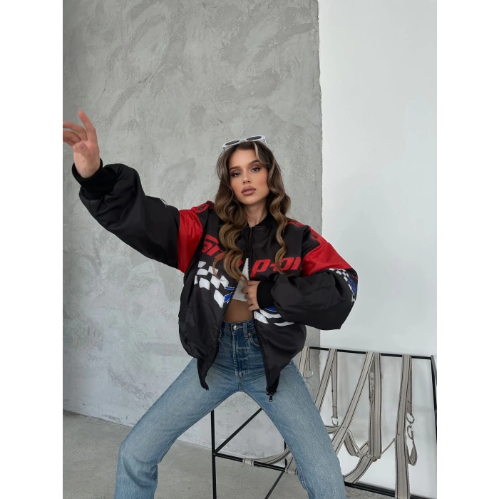 Snap-on Unisex Bomber Ceket