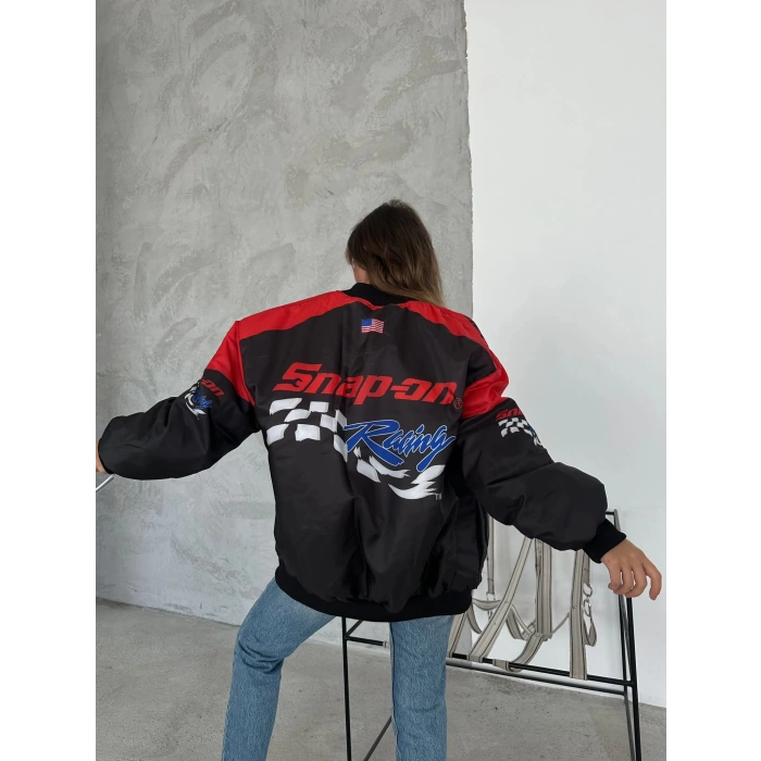 Snap-on Unisex Bomber Ceket