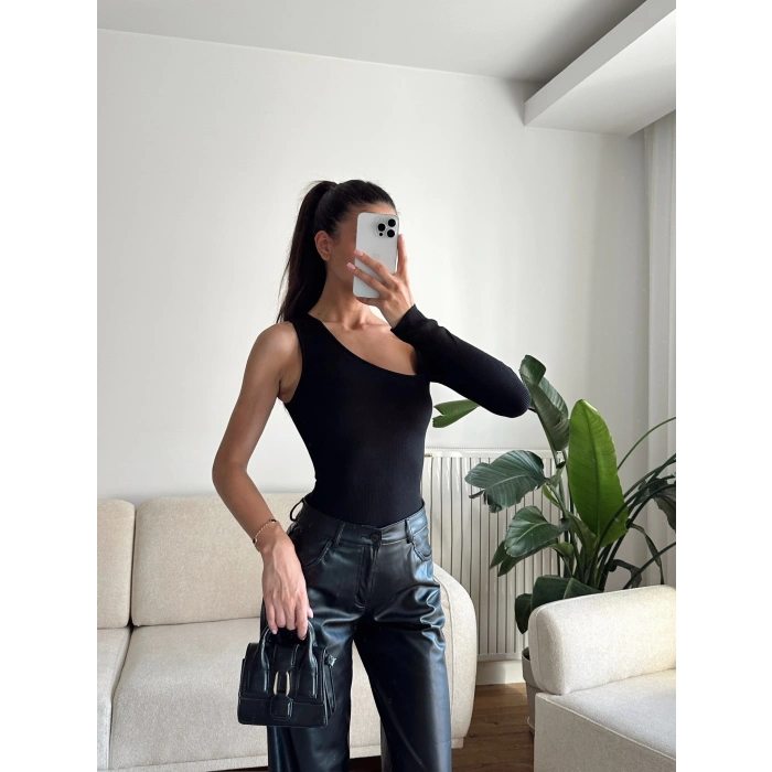 Tek Omuz Bodysuit