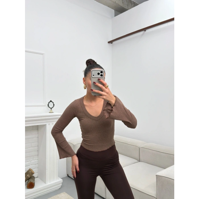 V Yaka Kol İspanyol Crop - VİZON