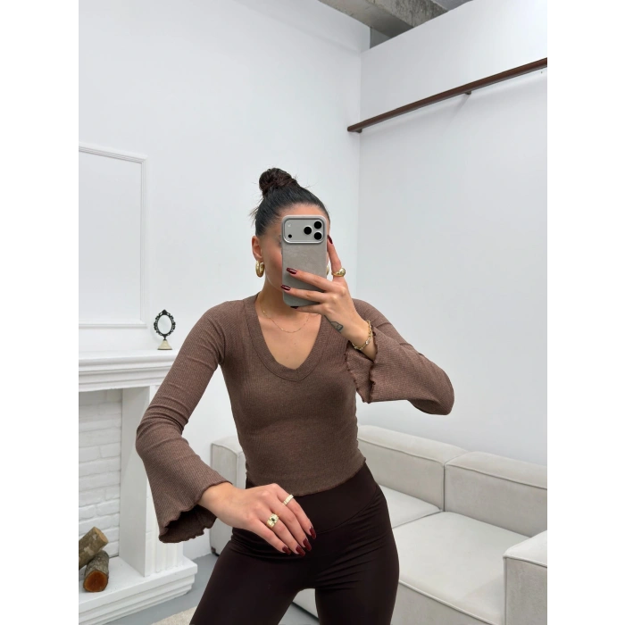 V Yaka Kol İspanyol Crop - VİZON