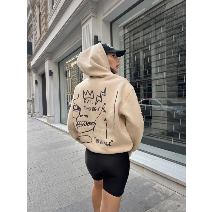 Very Obvious Unisex Oversize Kapüşonlu Sweat