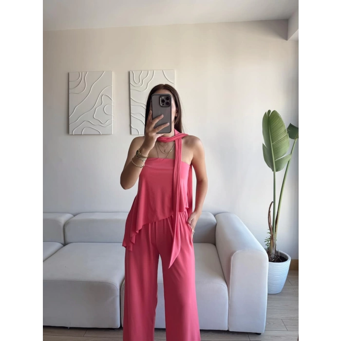 Volanlı Sandy Takım - PEMBE