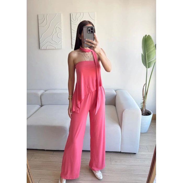 Volanlı Sandy Takım - PEMBE