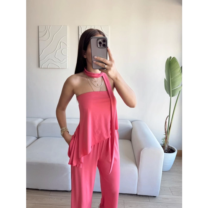 Volanlı Sandy Takım - PEMBE