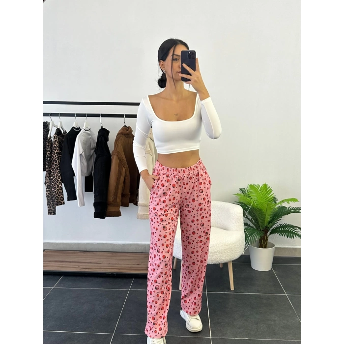 Yeni Sezon Pijama Altı - PEMBE