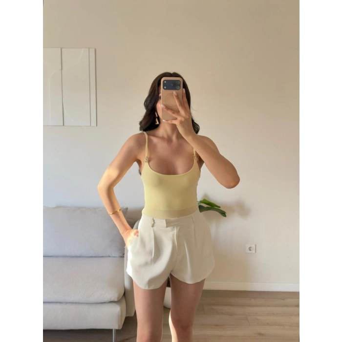 Yıldız Aksesuar Bodysuit - SARI