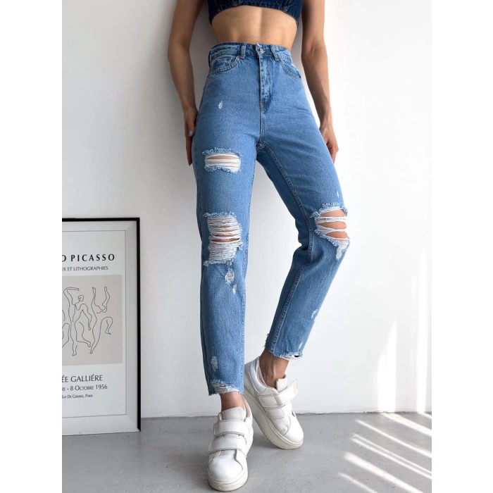 Yüksek Bel Jean