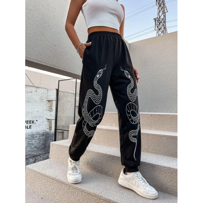 Yüksek Bel Unisex Eşofman