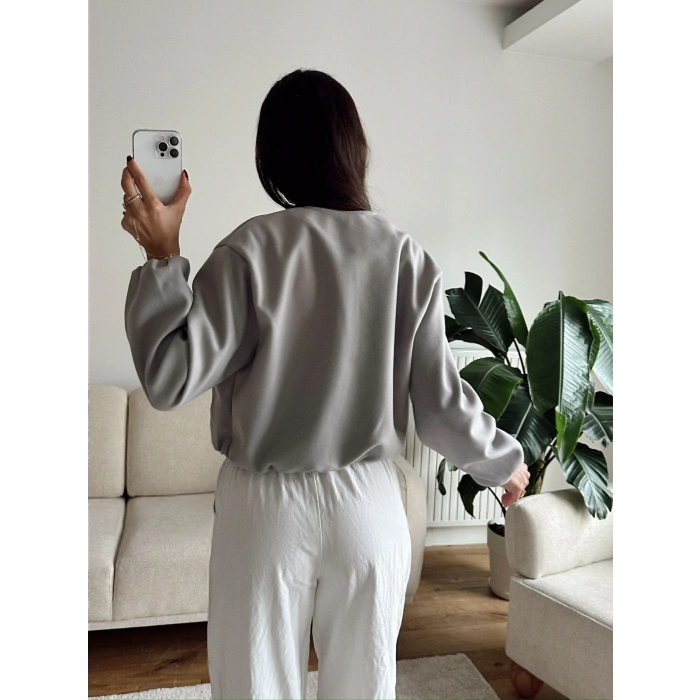 ZR Bomber Kaşe Ceket - GRİ