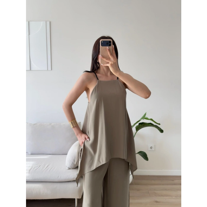 ZR Premium Askılı Tulum - HAKİ